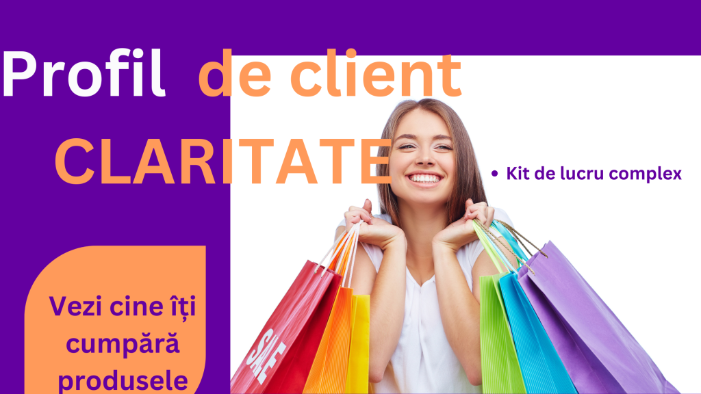 Imagine reprezentativa rodus digital kit Profil de client pentur claritate