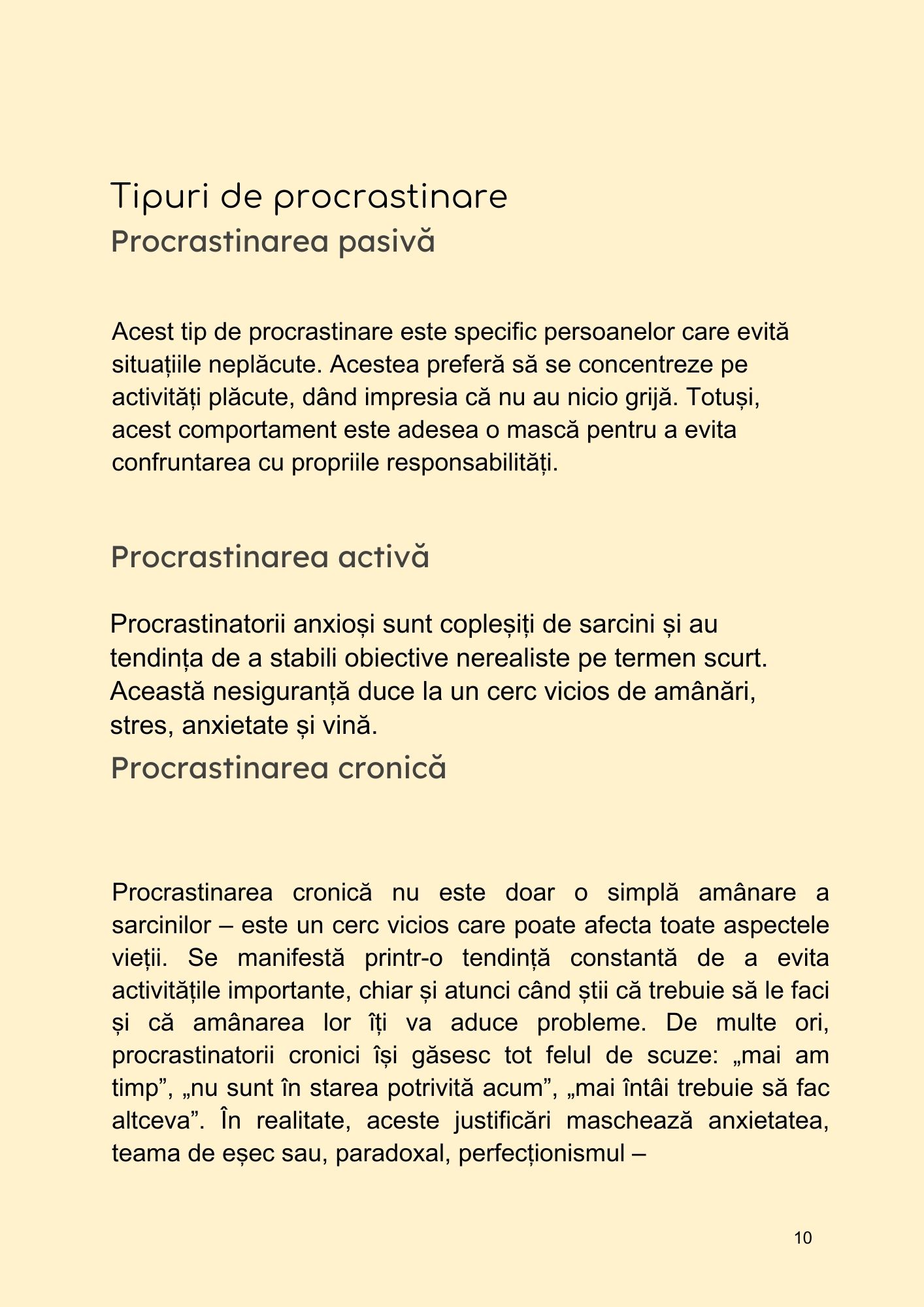 Spune stop procrastinare și trăiește-ți viața! - imagine 10