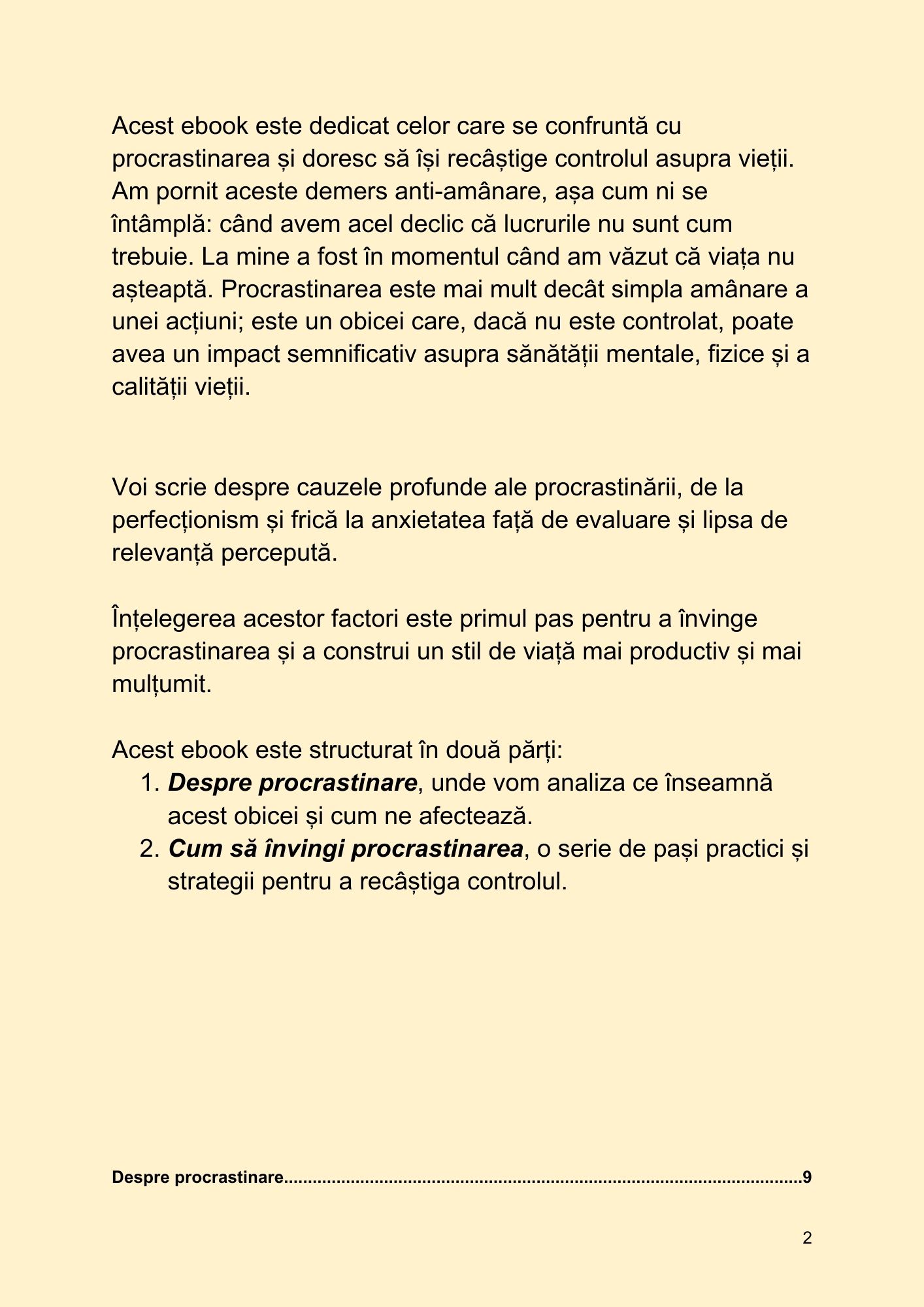 Spune stop procrastinare și trăiește-ți viața! - imagine 2